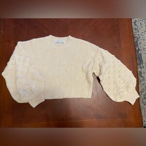 Cream Sweater - Slightly cropped